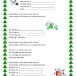 We Wish You A Merry Christmass Ga…: English Esl Worksheets Pdf & Doc Regarding We Wish You A Merry Christmas Worksheets