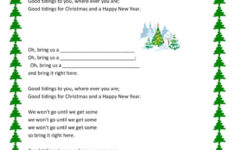 We Wish You A Merry Christmass Ga…: English Esl Worksheets Pdf &amp; Doc regarding We Wish You a Merry Christmas Worksheets