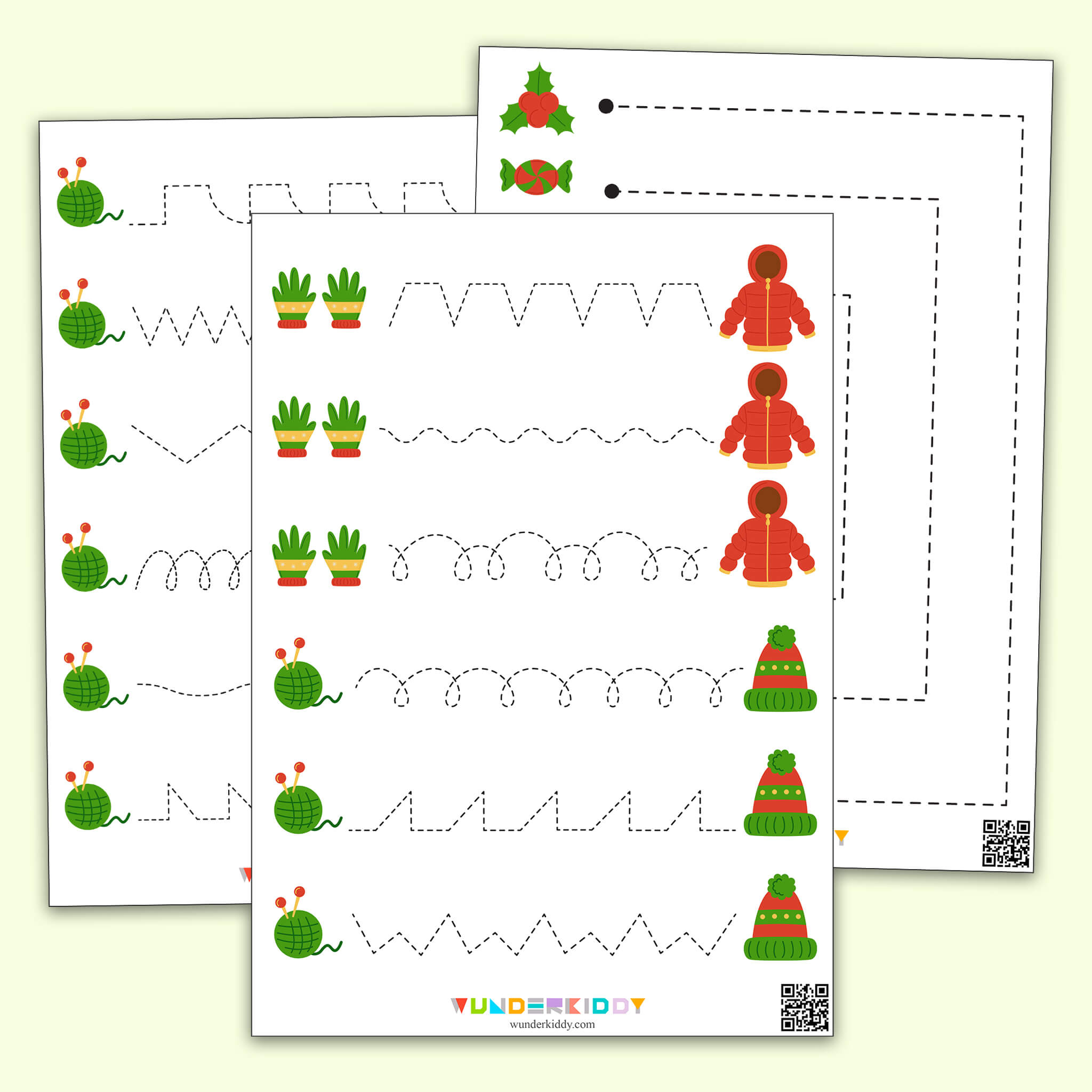 Weihnachtliche Vorlagen Zur Verbesserung Der Handschrift for Christmas Pre Writing Worksheets