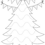 Weihnachtsübungen «Linien Nachspuren» Für Kinder Zum Ausdrucken Intended For Christmas Tree Worksheets Preschool
