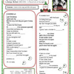 Wham George Michael Last Christmas (…: English Esl Worksheets Pdf Inside Last Christmas Song Worksheets