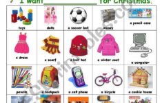 What Do You Want For Christmas? - Esl Worksheetvivienliuwei regarding What I Want For Christmas Worksheets