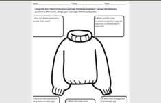 Wool Production For Ugly Christmas Sweaters Reading Comprehension within Ugly Christmas Sweater Worksheets