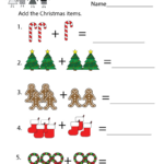Worksheets Library   Worksheets Library Regarding Christmas Math Preschool Worksheets