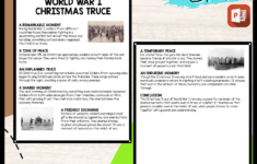 World War I Christmas Truce Reading Comprehension Worksheet inside World War 1 Christmas Truce Worksheets